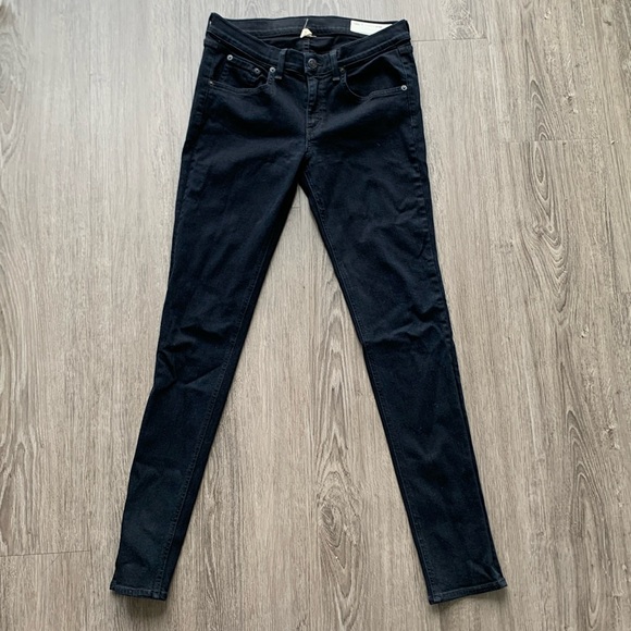 Rag and Bone dark blue skinny jeans - Picture 1 of 6